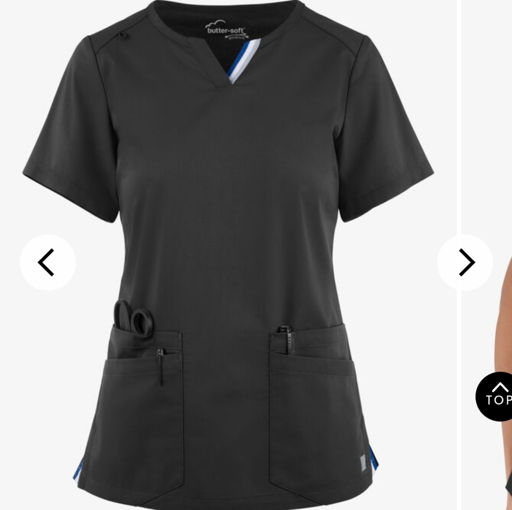 🖤Butter Soft Scrub Top.🖤 - Picture 2 of 3